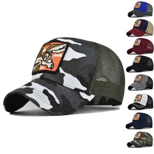 Personalized Applique Logo Trucker Baseball Cap Wholesale Bulk Camouflage <b>Rabbit</b> Embroidery Baseball Cap - Product Image 1