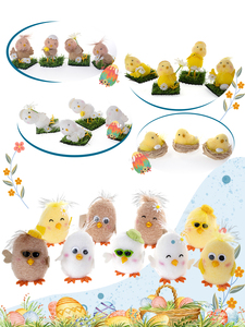 High Quality Custom Artificial Plush <strong>Easter</strong> <strong>Chick</strong> with <strong>Easter</strong> Egg Home Decor Hanging <strong>Chick</strong> for Parties - Product Image 6