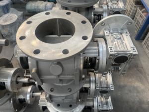 Vanne rotative à décharge continue à commande électrique pour binarière, dispositif de connexion direct usine - Product Image 6