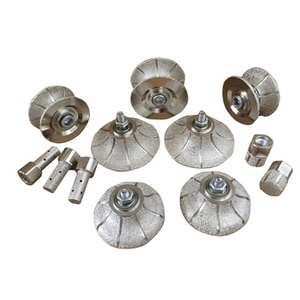 Chân không <span class=keywords><strong>brazed</strong></span> Kim Cương đường viền bánh xe cạnh mài bánh xe cho gốm Granite đá cẩm thạch - Product Image 2