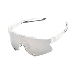 Lunettes de soleil polarisées pour le cyclisme, sans monture, verres en PC, protection UV 100%, lunettes de sport multifonctionnelles - Product Image 2