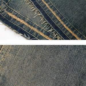 Shorts Vintage Jorts Patchwork Jorts jeans con nappine <span class=keywords><strong>pantaloni</strong></span> larghi <span class=keywords><strong>Bermuda</strong></span> Be Hombre pantaloncini in Denim da uomo - Product Image 4