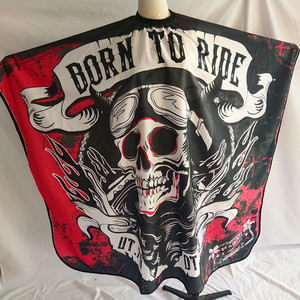 Professionnel en gros imprimé <span class=keywords><strong>Designer</strong></span> Salon coiffeurs coupe de cheveux imperméable Cape robe en gros capes de barbier - Product Image 4