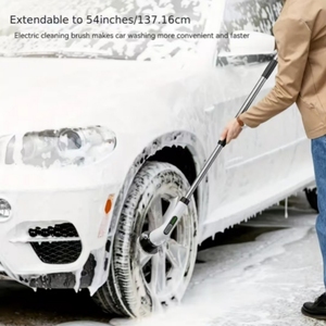 Nettoyeur électrique rotatif 9 en 1 sans fil avec commande vocale, brosse de nettoyage puissante pour salle de bain, baignoire, carrelage, sol, cuisine, fenêtre - Product Image 2