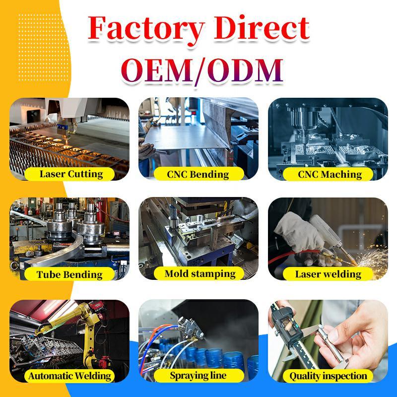 Custom Made Sheet Metal Fabrication OEM Service Steel Aluminum Laser Cutting Bending Welding For Custom Stamping Hardware Parts · image 6