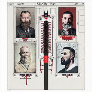 <span class=keywords><strong>Brosse</strong></span> ronde démêlante en nylon et plastique <span class=keywords><strong>pour</strong></span> hommes, idéale <span class=keywords><strong>pour</strong></span> <span class=keywords><strong>cheveux</strong></span> <span class=keywords><strong>bouclés</strong></span> et massage, usage professionnel en salon de coiffure (vente en gros) - Product Image 2