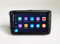 Autoradio universel 8 pouces Linux pour Golf, Polo, Passat, Scirocco, Fabia, CC avec CarPlay, WiFi, GPS, DSP, caméra de recul et USB – Vente en gros