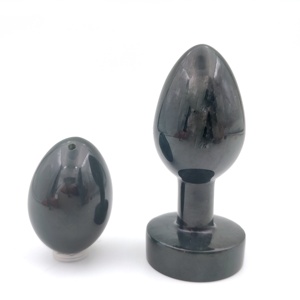 Многоцветная Нефритовая Анальная пробка - Product Image 2