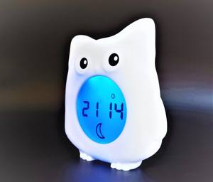 Horloge d'apprentissage du sommeil pour bébé de haute qualité en forme de hibou - Product Image 2