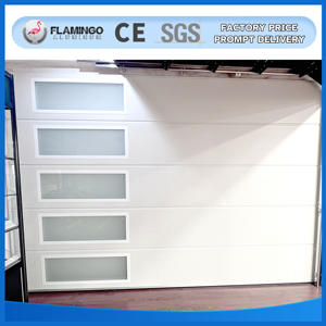 2024 Offre Spéciale porte roulante compacte en alliage d'aluminium porte de <span class=keywords><strong>garage</strong></span> sectionnelle automatique isolée conception coulissante de Chine - Product Image 5