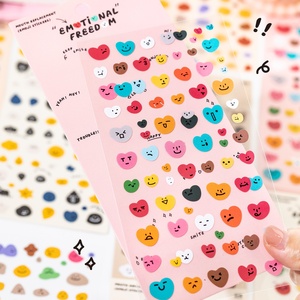 Adesivi Yu Xian Mouth Substitute per decorazioni fai da te, morbidi, divertenti, con motivi carini, senza emozioni, per diari e scrapbooking - Product Image 1