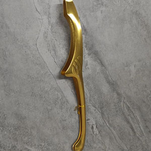 Clip en acier inoxydable 304, tête ronde en corne de taureau, doré brillant, <span class=keywords><strong>barbecue</strong></span> coréen, Bulgogi, nourriture, viande, restaurant, service, métal, grand clip - Product Image 1