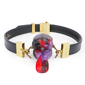 Light SM Atmosphere Monster Tongue Gag Fetish Slave Training Set Silicone Gag Leather Bondage Game Sex Toys Unisex Wholesale - Product Image 3