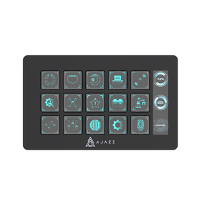 Ajazz akp153e <span class=keywords><strong>LCD</strong></span> 15 phím điều khiển bàn phím cho PC chơi Game giao diện điều khiển máy tính để bàn điều khiển - Product Image 1