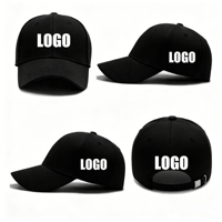 Gorra de Béisbol de Lujo de Algodón Personalizable al por Mayor para Hombre, Gorra Deportiva Impermeable con Logotipo Bordado, Gorra de Béisbol en Blanco