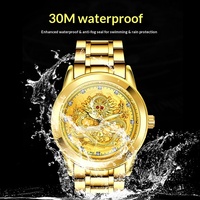 Montre à quartz longue Aili Fida pour homme, boîtier en acier inoxydable, verre minéral renforcé, cadran lumineux, aiguilles lumineuses, mode, 40 mm, 30 m