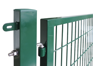 Porte de jardin en métal à aile unique de tuyau rond de type Europe pour l'<span class=keywords><strong>entrée</strong></span> de jardin à la maison - Product Image 2