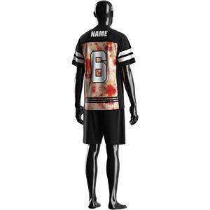 Moda abbigliamento sportivo da competizione sublimata sport veloce asciutto maglia personalizzata uniforme lunga t-shirt American <span class=keywords><strong>Football</strong></span> - Product Image 4