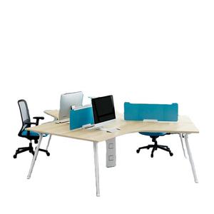 Suministro directo de muebles Guangzhou <span class=keywords><strong>BERSON</strong></span> forma redonda MARCO DE 3 asientos patas de mesa de oficina de acero - Product Image 1