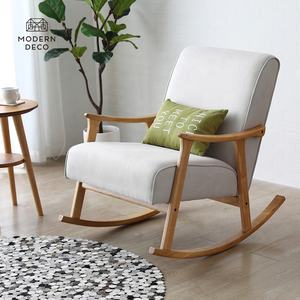 Canapé de salon à bascule en tissu personnalisé moderne <span class=keywords><strong>maternité</strong></span> allaitement planeur pépinière chaise à bascule - Product Image 2