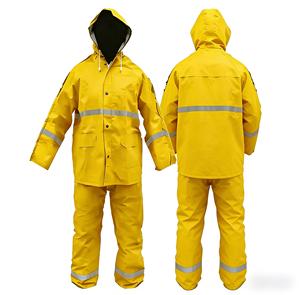 Chaqueta Impermeable de PVC y Poliéster de Alta Resistencia para Construcción Industrial, Capotes para Lluvia para Motociclistas, Gran Venta - Product Image 3