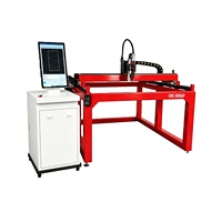 Mini machine de découpe laser à fibre 1000W avec armoire de commande indépendante, découpeuse laser CNC pour métal, idéale pour les petites ateliers