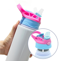 Gobelet isotherme moderne en acier inoxydable de 12 oz pour sublimation, avec couvercle et poignée, pour boissons chaudes, idéal pour les voyages et les enfants - Stock USA