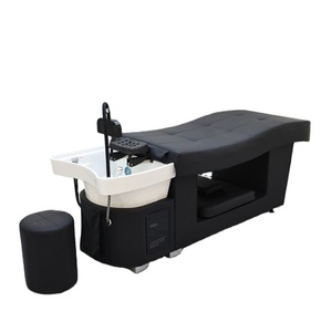 Kisen Lit de lavage capillaire avec circulation d'eau et cascade, équipement SPA capillaire, table de thérapie capillaire pour salon, modèle Global Machine en promotion - Product Image 1