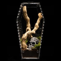 Cercueil de tarentule en acrylique transparent personnalisé berceau de tarentule pour Reptile berceau de tarentule berceau de cercueil