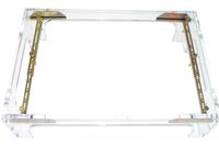 Kit de support triangulaire réglable pour évier sous plan, en acier inoxydable, céramique coulée, zinc jaune, carbone 3mm, modèle HT 0265