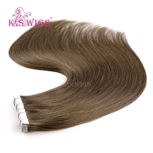 Extensiones de Cabello Natural KSWIGS de Alta Calidad, con Cinta Adhesiva, Invisibles, Sin Costuras, con Cutícula Alineada, Reutilizables y Duraderas - Product Image 2