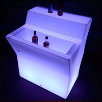 Comptoir de bar led portable, meuble d'extérieur, pour café, restaurant, location d'événements, en vente