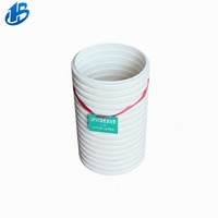 Tuyau de drainage en PVC à double paroi ondulée 300 mm 400 mm 500 mm pour la drainage des routes et des autoroutes