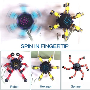 Giróscopo Antiestrés Transformable para Niños y Adultos, Juguetes Sensoriales Antiestrés para Niños y Niñas, Giróscopo de Dedo - Product Image 4