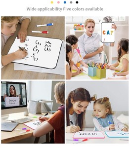 Wholesale Double Sided Small Mini <strong>Desk</strong> Dry Eraser <strong>Whiteboard</strong> for Kids Education - Product Image 4