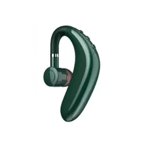 Tek kulak kulaklık mikrofon kablosuz kulaklık BT 5.0 iş yeşil kulaklık