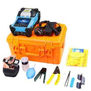 A-87S hoàn toàn tự động mini quang sợi Fusion splicer nối máy sợi quang công cụ thiết lập máy hàn 9S Hàn SM mm 9S