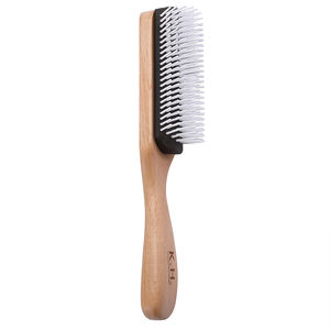 Peine <span class=keywords><strong>de</strong></span> Madera Wanmei Portátil <span class=keywords><strong>de</strong></span> <span class=keywords><strong>Nueve</strong></span> Filas para Cabello, Peine Grande para Peinar el Cabello - Product Image 6
