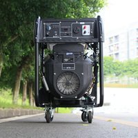 110V 220V 3.5KW 4KW 6KW 6.5KW 7KW 7.5KW 11KW 12KW Démarrage Électrique Ouvert Cadre AVR Portable Essence Générateur Onduleur