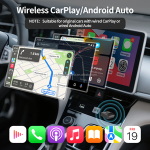 Grandnavi 2-in-1 không dây Carplay Android Auto BT Dongle chỉ đạo chỉ đạo tay lái điều khiể<span class=keywords><strong>n</strong></span> bằng giọng <span class=keywords><strong>n</strong></span>ói Plug & <span class=keywords><strong>Play</strong></span> - Product Image 4