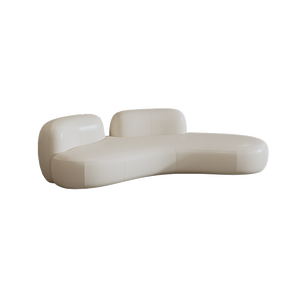Set di Divani Componibili Contemporanei per Reception con Schienale Arrotondato, Rivestimento in Tessuto Resistente e Facile da Pulire per Soggiorno - Product Image 6