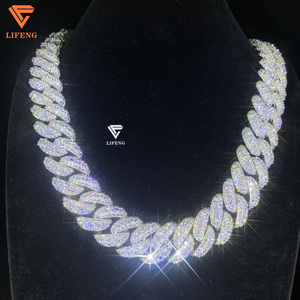 <span class=keywords><strong>Cadena</strong></span> <span class=keywords><strong>de</strong></span> eslabones cubanos <span class=keywords><strong>de</strong></span> Miami <span class=keywords><strong>con</strong></span> diamantes <span class=keywords><strong>de</strong></span> moissanita <span class=keywords><strong>brillante</strong></span>, collar <span class=keywords><strong>de</strong></span> plata 925 chapado en <span class=keywords><strong>oro</strong></span> <span class=keywords><strong>blanco</strong></span> o <span class=keywords><strong>oro</strong></span> rosa <span class=keywords><strong>de</strong></span> 20mm, joyería <span class=keywords><strong>de</strong></span> Hip Hop - Product Image 3
