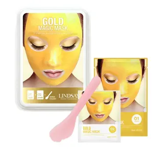 Korean Skincare Face Clay Mask Pack 24K Gold Modeling Powder Set韓国製