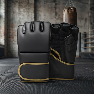 ถุงมือชกมวย MMA แบบกำหนดเอง 8 ออนซ์ พิมพ์โลโก้ วัสดุ PU ปิดแบบตีนตุ๊กแก สำหรับทุกเพศ เหมาะสำหรับการฝึกซ้อมและต่อยมวย - Product Image 3