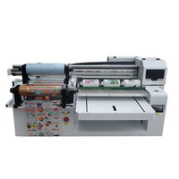 Impresora UV LED 1.2 en 1 de Cama Plana y Rollo a Rollo de 60x90 cm, Máquina Laminadora de Película AB, Cabezal de Impresión XP600/I1600/I3200, Tinta UV de 60x90 cm
