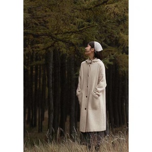 Suéter de lana de mongolia Interior para <span class=keywords><strong>mujer</strong></span>, abrigo corto de Cachemira de doble cara, suéter de punto <span class=keywords><strong>c</strong></span>álido marrón <span class=keywords><strong>c</strong></span> - Product Image 2