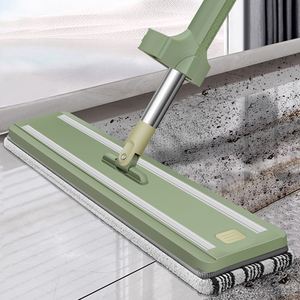 Nóng Nhất Bán 45Cm Bảng Điều Chỉnh Nhà Làm Sạch Lau Sợi Nhỏ Bụi Tay Rửa Miễn Phí Quay Lau Phẳng - Product Image 1