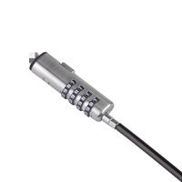 Serrure de câble de mot de passe anti-vol pour ordinateur portable Dell Noble fente de coin serrure de tour en acier câble métallique combinaison serrure de numéro d'ordinateur portable