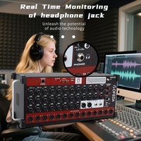 Système de Console de Mixage Numérique ASF32 32 Canaux avec Fonction de Lecture Directe USB MP3