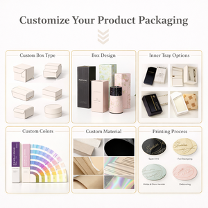 Boîte à parfum personnalisée à fermeture magnétique, carton pliable avec film soft touch et fenêtre découpée pour présentation en magasin - Product Image 4